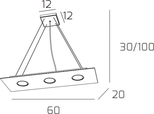 Lampadario-moderno-Top-Light-AREA-1127-S2-R-Gx53-LED-monoemissione-metallo-sospensione