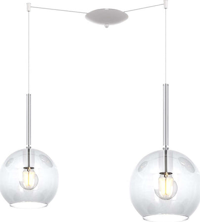 Lampadario-moderno-Top-Light-FUTURE-1155-BI-S2-SMIX-TR-E27-LED-vetro-pirex-soffiato-lampada-soffitto
