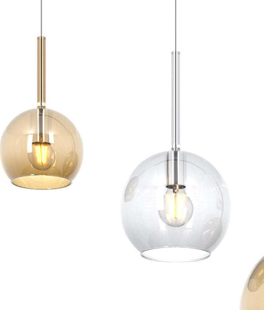 Lampadario-moderno-Top-Light-FUTURE-1155-CR-S4-RMIX-TA-E27-LED-vetro-pirex-soffiato-lampada-soffitto