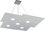 Lampadario-moderno-Top-Light-PLATE-1129-S5+2-Gx53-LED-metallo-biemissione-sospensione