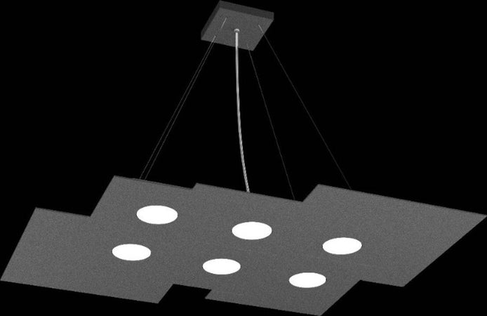 Lampadario-moderno-Top-Light-PLATE-1129-S6-R+2-Gx53-LED-metallo-biemissione-sospensione