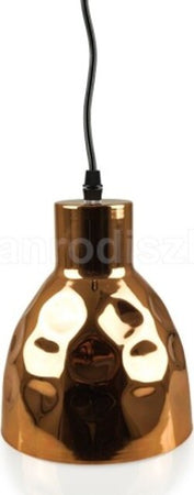 Lampadario-Pendente-Lampada-A-Sospensione-In-Metallo-Cono-Oro-Rosa-Rame-Vt-8150