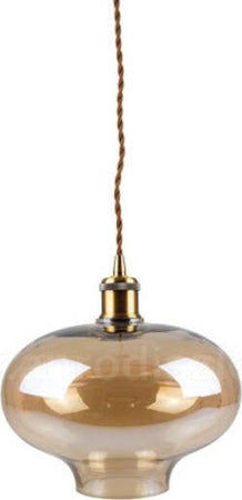 Lampadario-Pendente-Lampada-A-Sospensione-Vintage-In-Vetro-Colore-Ambra-Vt-7290