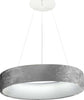 Lampadario-Promoingross-AURORA-S80-SF-FOGLIA-ARGENTO-CCT-6286Lm-modulo-led-dimmerabile-sospensione-classica