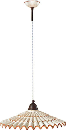 Lampadario-rustico-Due-P-illuminazione-VANIA-SM-SG-E27-LED-ceramica-sospensione
