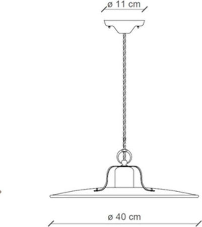 Lampadario-rustico-Ferroluce-Retrò-COUNTRY-C1443-E27-LED-ceramica-sospensione
