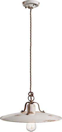 Lampadario-rustico-Ferroluce-Retrò-COUNTRY-C1443-E27-LED-ceramica-sospensione