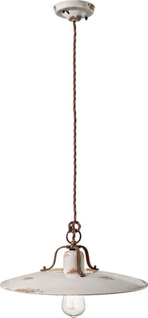Lampadario-rustico-Ferroluce-Retrò-COUNTRY-C1443-E27-LED-ceramica-sospensione