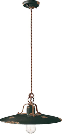 Lampadario-rustico-Ferroluce-Retrò-COUNTRY-C1443-E27-LED-ceramica-sospensione