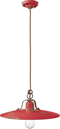 Lampadario-rustico-Ferroluce-Retrò-COUNTRY-C1443-E27-LED-ceramica-sospensione