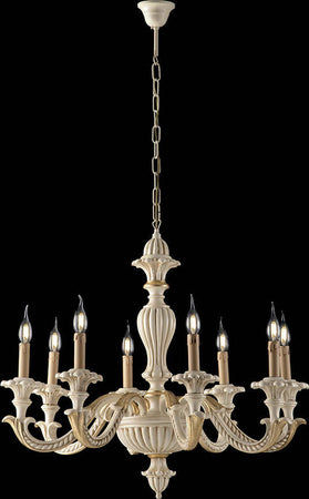 Lampadario-Shabby-Chic-Leonardo-Avorio-Oro-6-Luci-E14