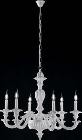 Lampadario-Shabby-Chic-Leonardo-Bianco-6-Luci-E14