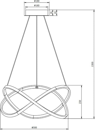 Lampadario-Trio-Lighting-RUBIN-30W-LED-2350Lm-3000°K-RGB-dimmerabile-sospensione-luce-notturna-ultramoderna-interno