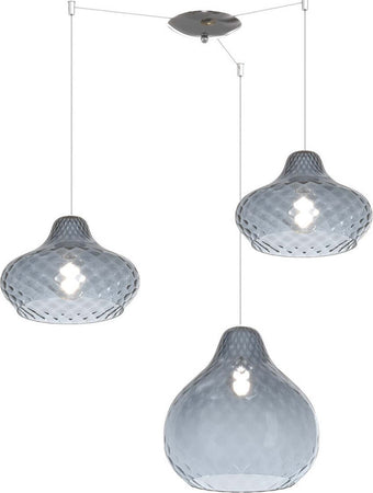 Lampadario-vetro-colorato-Top-Light-DRESS-1191-CR-S3-SMIX-ZA-E27-LED-lampada-soffitto-moderna