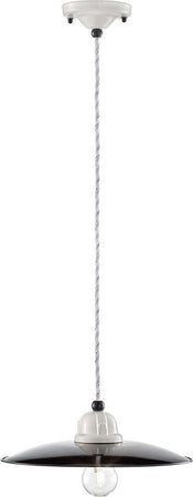 Lampadario-Vintage-B&W-Metallo-Smaltato-Nero-E-Bianco-1-Luce-E27-25Cm
