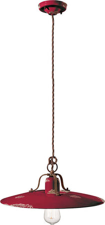 Lampadario-Vintage-Country-Ferro-E-Ceramica-Bordeaux-1-Luce-E27