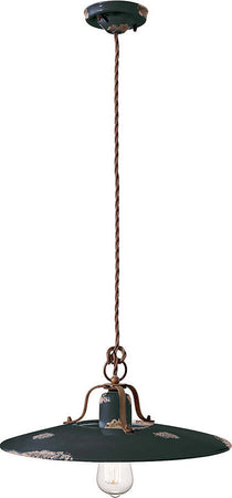 Lampadario-Vintage-Country-Ferro-E-Ceramica-Nero-1-Luce-E27