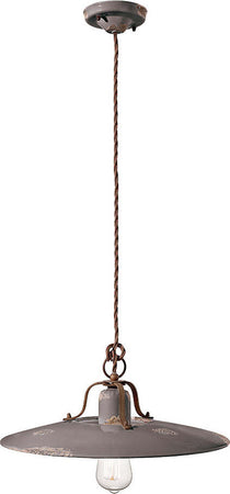 Lampadario-Vintage-Country-Ferro-E-Ceramica-Tortora-1-Luce-E27