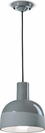 Lampadario-Vintage-Decò-Caxixi-Ceramica-Grigio-Castello-1-Luce-E27