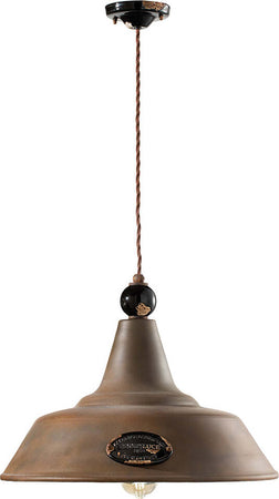 Lampadario-Vintage-Grunge-Ferro-E-Ceramica-Nero-1-Luce-E27