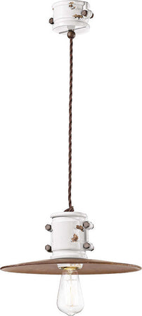 Lampadario-Vintage-Urban-Ferro-E-Ceramica-Bianco-1-Luce-E27-40Cm