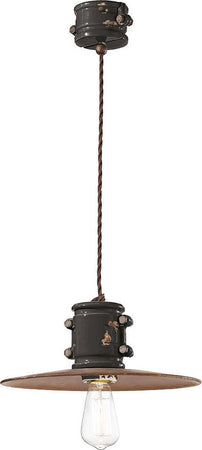 Lampadario-Vintage-Urban-Ferro-E-Ceramica-Nero-1-Luce-E27-40Cm