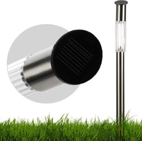 10 LAMPADE DA GIARDINO RICARICA SOLARE IN ACCIAIO INOSSIDABILE TECNOLOGIA A LED Illuminazione/Illuminazione per esterni/Luci per sentieri Trade Shop italia - Napoli, Commerciovirtuoso.it