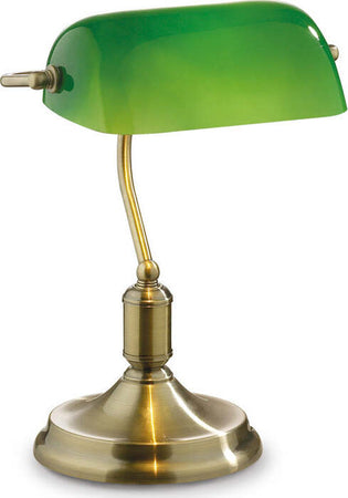 Lampade-Da-Scrivania---Ufficio-Classico-Lawyer-Metallo-Ottone-Brunito-1-Luce-E27