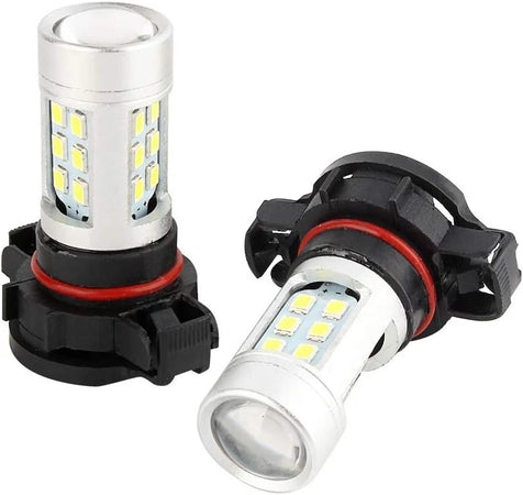 Coppia Lampade Led H16 PS24W Canbus 21smd Luce Diurna 26W Compatibile Peugeot 207 208 307