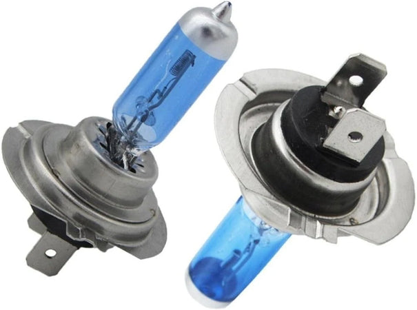 Coppia H7 100W 5500K Luce Bianca Alogene Fari Auto Come Xenon HID Look Lampade