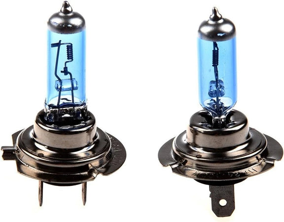 Coppia H7 100W 5500K Luce Bianca Alogene Fari Auto Come Xenon HID Look Lampade