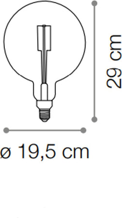 Lampadina-ID-VINTAGE-XL-E27-GLOBO-4W-LED-320LM-2200°K-19.5cm-vetro-ambra-luce-caldissima-interno
