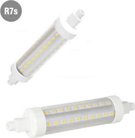Lampadina-Lampada-Led-R7s-118mm-Led-2835-Sostituzione-Alogena-6500k-8w-360°