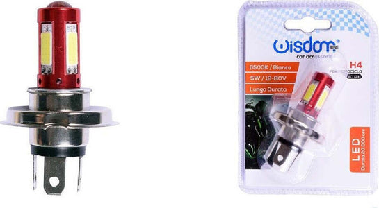 Lampadina Led H4 Per Motociclo Rosso Luce Bianco 6500k 5w Lunga Durata Xc-1291 Auto e Moto/Moto accessori e componenti/Illuminazione/Fari/Fari anteriori Trade Shop italia - Napoli, Commerciovirtuoso.it