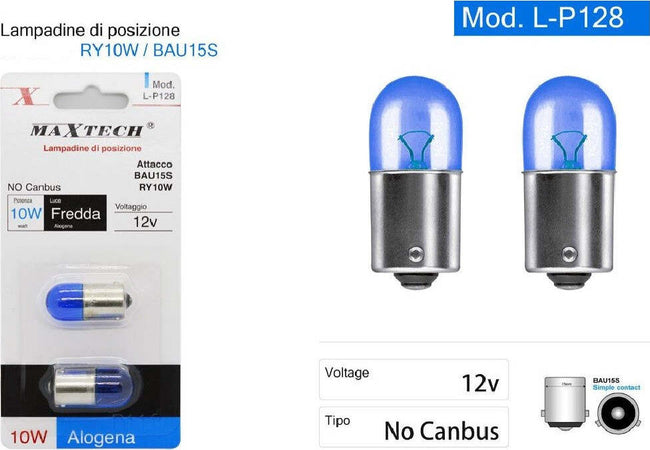 Lampadine Di Posizione Bau15s Ry10w Auto 12v Luce Fredda Alogena L-p128 No Canbus Auto e Moto > Auto > Illuminazione Auto Trade Shop italia - Napoli, Commerciovirtuoso.it