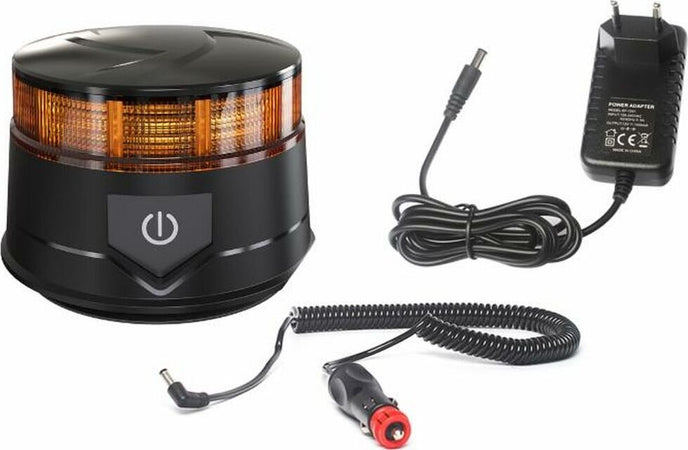 Lampeggiante magnetico LED a batteria 12-24V Confezione da 1pz