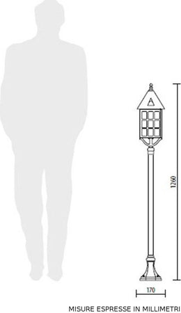 Lampioncino-classico-Lampadari-Bartalini-D.7016-PLEN-BLK-DB.0438-E27-LED-duralighting-piantana-lanterna