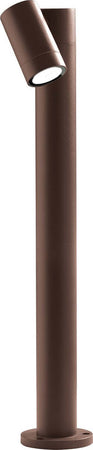 Lampioncino-esterno-Gea-Led-GES1111-70H-GU10-LED-marrone-lampada-terra-spot-orientabile-classica-alluminio