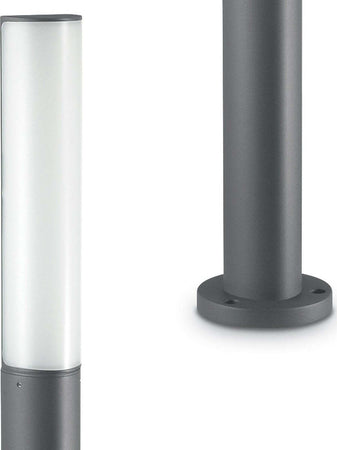 Lampioncino-moderno-Ideal-Lux-ETERE-PT1-172439-LED-IP44-alluminio-lampada-terra