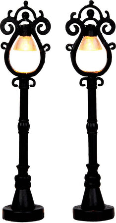 Lampione parigino, accessorio per villaggio di Natale da 32 cm, set 2 pezzi Casa e cucina/Decorazioni per interni/Addobbi e decorazioni per ricorrenze/Decorazioni natalizie/Oggettistica MagiediNatale.it - Altamura, Commerciovirtuoso.it