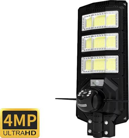 Lampione-solare-integrato-300W-COMPLETO-ALL-IN-ONE-con-telecamera-HD-4G-PTZ-Ai-4mp-V380-Pro