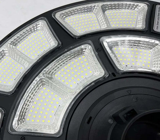 LAMPIONE-SOLARE-Luce-LED-2000W-UFO-Sensore-di-MOVIMENTO-E-CREPUSCOLARE-IP66