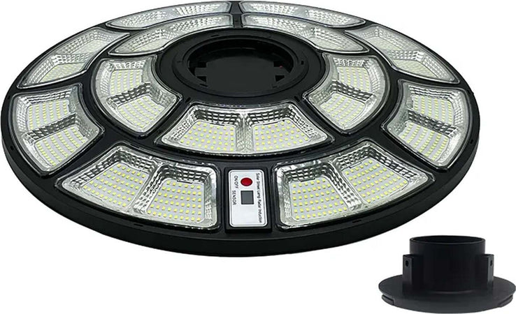 LAMPIONE-SOLARE-Luce-LED-2000W-UFO-Sensore-di-MOVIMENTO-E-CREPUSCOLARE-IP66