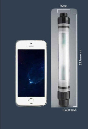 Lanterna-Led-Torcia-Portatile-Lampada-Emergenza-Ricaricabile-Usb-Powerbank-10400mah