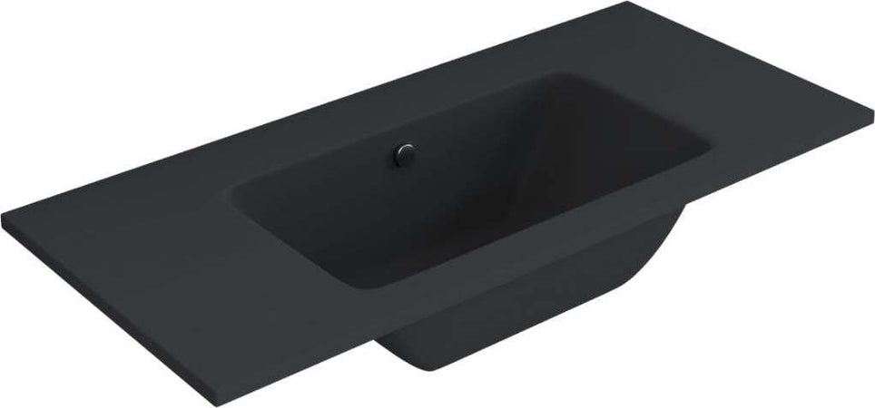 Lavabo ad Incasso Mineral Marmo Colore Nero Opaco Mobile composizione bagno Fai da te/Attrezzature per cucine e bagni/Attrezzature per bagni/Lavandini bagno/Incassato Ogomondo - Martina Franca, Commerciovirtuoso.it