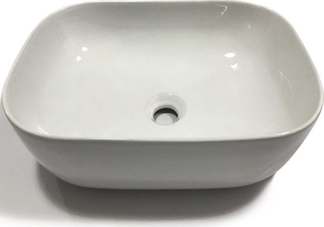 Lavabo Da Appoggio Ceramica Bianco Rettangolare Lavandino Lavello Arredo 45,5x32,5x13,5 Cm Fai da te/Attrezzature per cucine e bagni/Attrezzature per bagni/Lavandini bagno/Lavabi Ogomondo - Martina Franca, Commerciovirtuoso.it