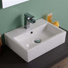 Lavabo Da Appoggio Ceramica Bianco Rettangolare Lavandino Lavello Arredo 58x46x16 Cm Fai da te/Attrezzature per cucine e bagni/Attrezzature per bagni/Lavandini bagno/Lavabi Ogomondo - Martina Franca, Commerciovirtuoso.it