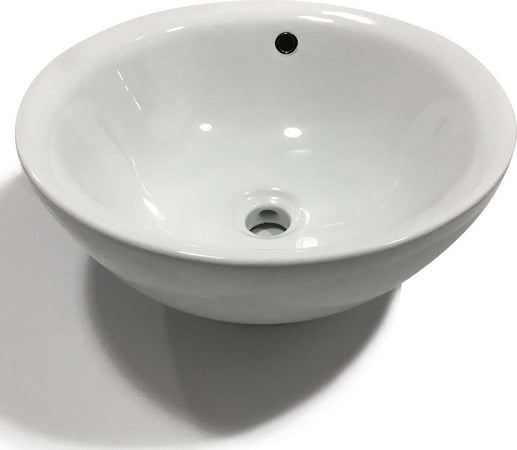 Lavabo Da Appoggio Ceramica Bianco Tondo Lavandino Lavello Arredo 42x42x17,5 Cm Fai da te/Attrezzature per cucine e bagni/Attrezzature per bagni/Lavandini bagno/Lavabi Ogomondo - Martina Franca, Commerciovirtuoso.it