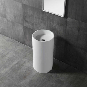 Lavabo Free Standing Klaus Artificial Stone Bianco Opaco Matt Fai da te/Attrezzature per cucine e bagni/Attrezzature per bagni/Lavandini bagno/Lavabi Ogomondo - Martina Franca, Commerciovirtuoso.it