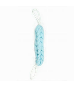 Lavaschiena Spugna Rete Esfoliante Bagno Doccia A Treccia Scrubber 79592 Azzurra